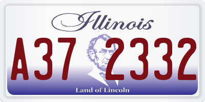 IL license plate A372332