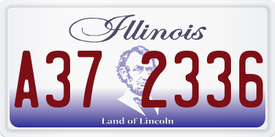 IL license plate A372336