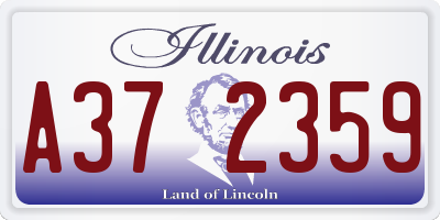 IL license plate A372359