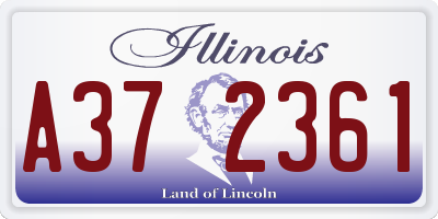 IL license plate A372361