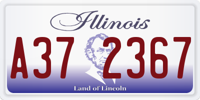 IL license plate A372367