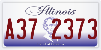 IL license plate A372373