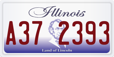 IL license plate A372393