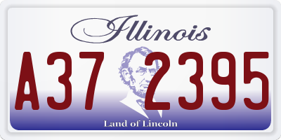 IL license plate A372395