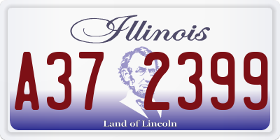 IL license plate A372399