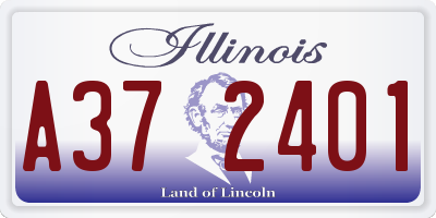 IL license plate A372401