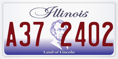 IL license plate A372402