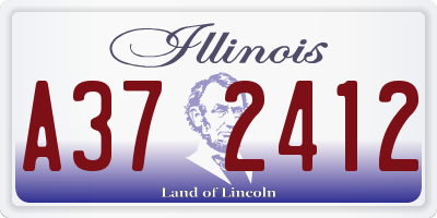 IL license plate A372412