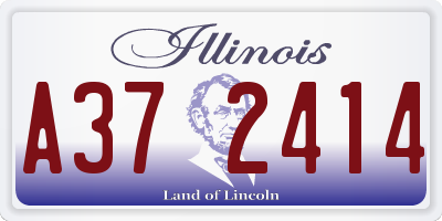 IL license plate A372414