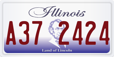 IL license plate A372424