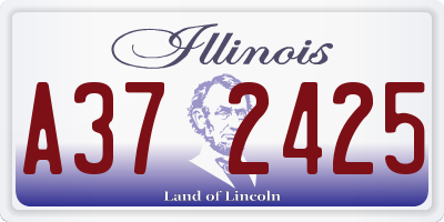 IL license plate A372425