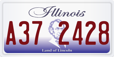 IL license plate A372428