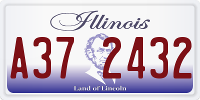 IL license plate A372432