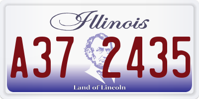 IL license plate A372435