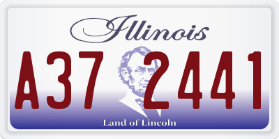 IL license plate A372441