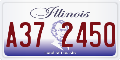 IL license plate A372450