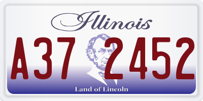 IL license plate A372452