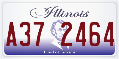 IL license plate A372464