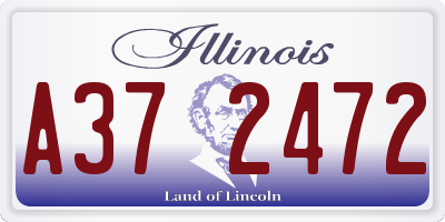 IL license plate A372472