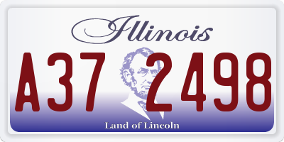 IL license plate A372498