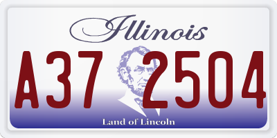 IL license plate A372504