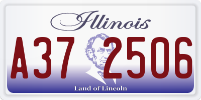 IL license plate A372506