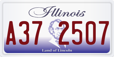IL license plate A372507