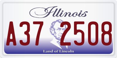 IL license plate A372508