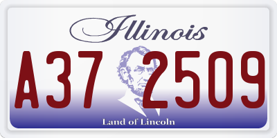 IL license plate A372509