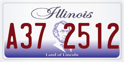 IL license plate A372512