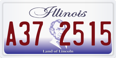 IL license plate A372515