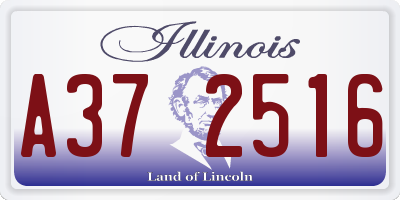 IL license plate A372516