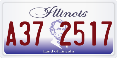 IL license plate A372517