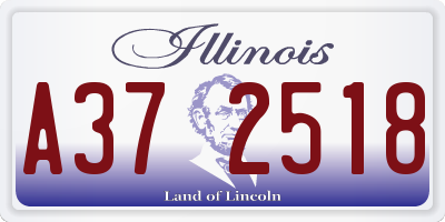 IL license plate A372518