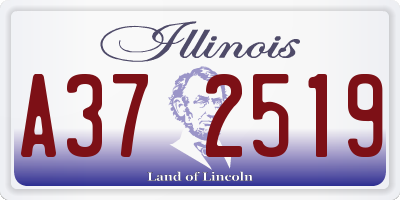 IL license plate A372519