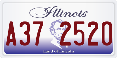 IL license plate A372520