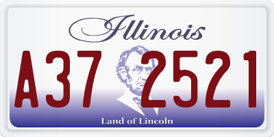 IL license plate A372521