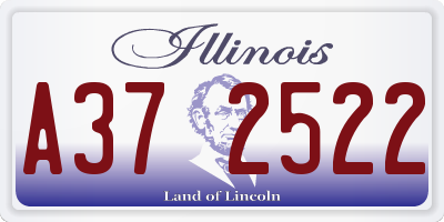 IL license plate A372522