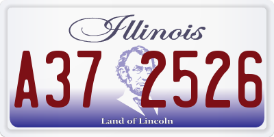 IL license plate A372526
