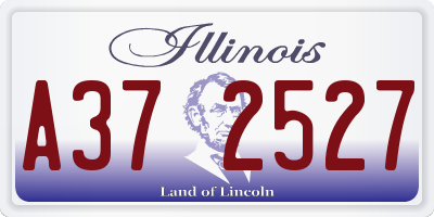 IL license plate A372527