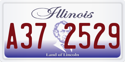 IL license plate A372529