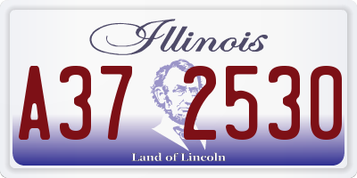 IL license plate A372530