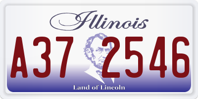 IL license plate A372546