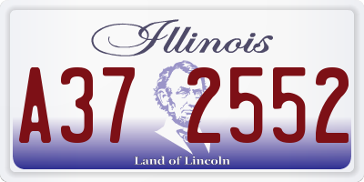 IL license plate A372552