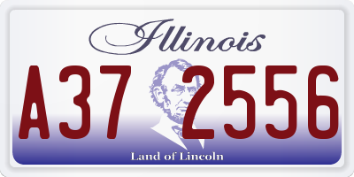 IL license plate A372556