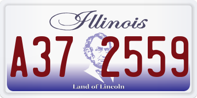 IL license plate A372559
