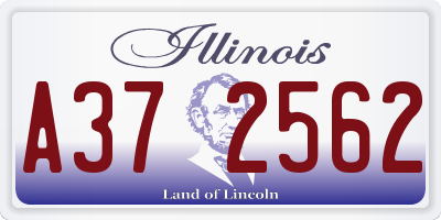IL license plate A372562