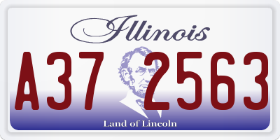 IL license plate A372563