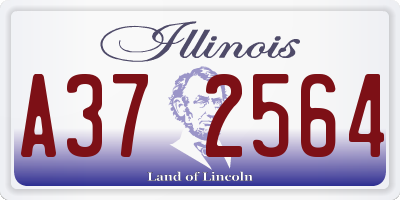 IL license plate A372564