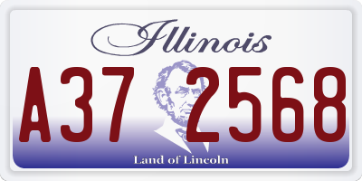 IL license plate A372568